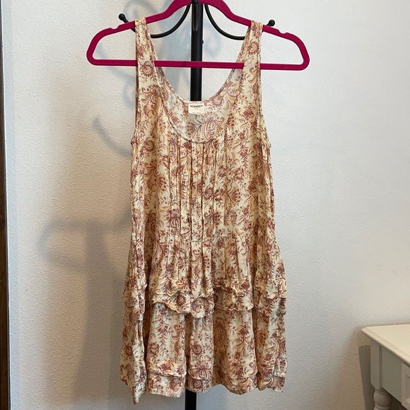 Free People Tops - Free People Intimately Pleated Ruffled Tunic Tank